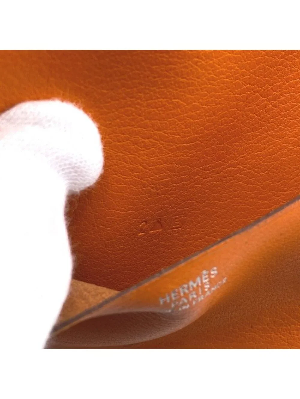 Hermes Agenda PM Vibrato Notebook Cover Orange